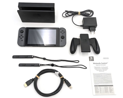 Nintendo Switch - Gray - Console - 2017 Model - Complete In Box - SNR XAJ40000905356 (B Grade) (Used)